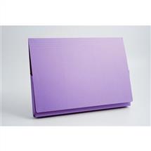 Guildhall Document Wallet Manilla 356x254mm Full Flap 315gsm Mauve