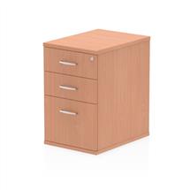 Impulse Pedestals | Dynamic I000069 office drawer unit Beech Melamine Faced Chipboard