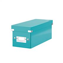 Turquoise | Leitz Click & Store CD Storage Box | In Stock | Quzo UK