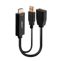 Lindy Hdmi Cables | Lindy HDMI 18G to DisplayPort 1.2 Converter, Black, Plastic, 0.18 m,