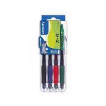 Pilot G-2 Black, Blue, Green, Red 4 pc(s) | In Stock