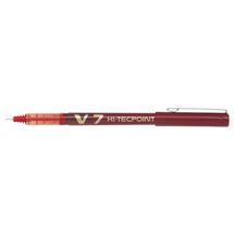 Pilot V7 HiTecpoint Liquid Ink Rollerball Pen 0.7mm Tip 0.5mm Line Red