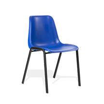 Polly Visitors Chairs | Polly Stacking Visitor Chair Blue Polypropylene BR000203