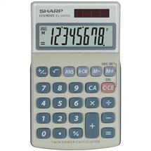Calculators | Sharp EL-240SA calculator Pocket Basic Blue, Grey | In Stock
