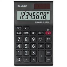Black, White | Sharp EL-310AN calculator Desktop Display Black, White