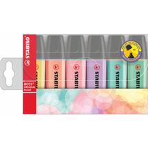 Highlighters | STABILO Boss Original Pastel marker 6 pc(s) Chisel tip Lilac, Mint,