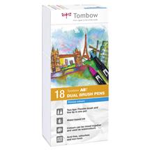Tombow Fineliner & Felt Tip Pens | Tombow ABT18P1. Number of colours: 18 colours, Writing colours: