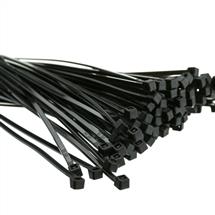 ValueX Cable Accessories | ValueX Cable Ties 300x4.8mm Black (Pack 100) - 221422