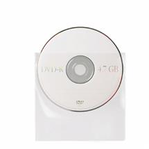 ValueX CD/DVD Pocket Polypropylene NonAdhesive Clear (Pack 25)