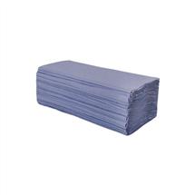 Valuex Hand Towel VFold 1 Ply 300 Sheets Per Sleeve Blue Case 3600