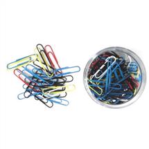 ValueX Paperclip Giant Plain 51mm Assorted Colours (Pack 125) - 33301