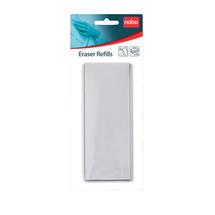 Drywipe Board Accessories | Nobo Magnetic Whiteboard Eraser - Refills - Blister (10)