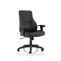 Winsor Office Chairs | Winsor Black Leather Chair No Headrest EX000212 | In Stock