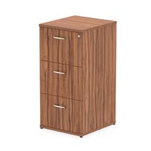 Dynamic I000133 filing cabinet Melamine Faced Chipboard (MFC) Walnut