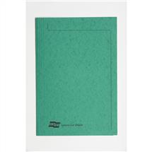 Europa Square Cut Folders | Europa Square Cut Folder Pressboard Foolscap 265gsm Green (Pack 50)