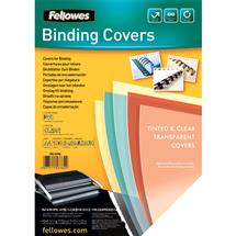Binding Covers | Fellowes 53762 binding cover Plastic Transparent 100 pc(s)