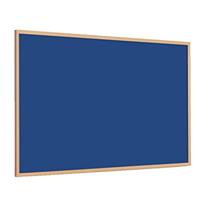 Magiboards Pin Boards | Magiboards Slim Frame Blue Felt Noticeboard Wood Frame 1800x1200mm