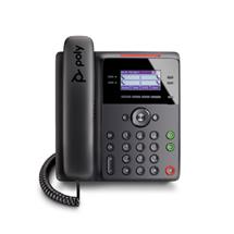POLY Edge B30 IP Phone and PoEenabled, IP Phone, Black, Wired handset,