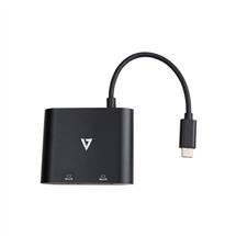 V7 V7UC-2HDMI-BLK USB graphics adapter 3840 x 2160 pixels Black