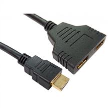 Cables Direct CDLHD000A HDMI cable 0.35 m HDMI Type A (Standard) 2 x