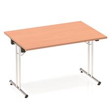Impulse Meeting Tables | Dynamic Impulse 1200mm Folding Rectangular Table Beech Top I000690
