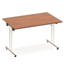 Impulse Meeting Tables | Dynamic Impulse 1200mm Folding Rectangular Table Walnut Top I000699