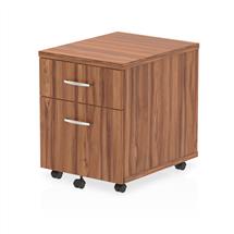 Dynamic Impulse 2 Drawer Mobile Pedestal Walnut I000124