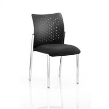 Academy Visitor Chair Black Without Arms BR000011 | In Stock