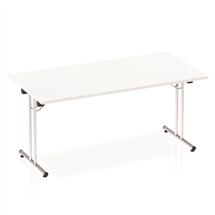 Dynamic Impulse 1600mm Folding Rectangular Table White Top I000709