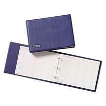Guildhall Visitor Binder Loose Leaf PVC 3 Rings with 50 Sheets Blue