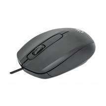 Manhattan Comfort II USB Wired Mouse, Black, 1000dpi, USBA, Optical,