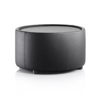 Neo Reception Tables | Neo Round Table Black Leather BR000096 | In Stock | Quzo UK