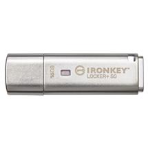 Kingston IronKey Locker+ 50 | Kingston Technology IronKey 16GB IKLP50 AES USB, w/256bit Encryption