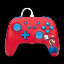 Blue, Red | PowerA Enhanced Wired Controller for Nintendo Switch - Woo-hoo! Mario