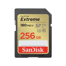 SanDisk Extreme, 256 GB, SDXC, Class 10, UHS-I, 180 MB/s, 130 MB/s