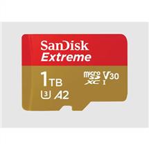 Gold, Red | SanDisk Extreme. Capacity: 1.02 TB, Flash card type: MicroSDXC, Flash