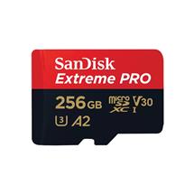 Black, Red | SanDisk Extreme PRO 256 GB MicroSDXC UHS-I Class 10