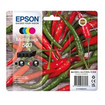 Epson 503 | Epson 503, Standard Yield, Black, Cyan, Magenta, Yellow, 4.6 ml, 3.3