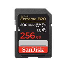 Storage | SanDisk Extreme PRO, 256 GB, SDXC, Class 10, UHS-I, 200 MB/s, 90 MB/s