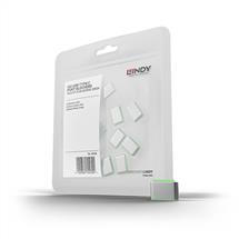 Lindy Port Blockers | Lindy USB Type C Port Blockers (Without Key)  Pack of 10, Green.