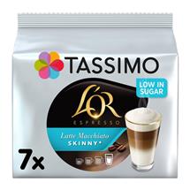 Tassimo Hot Drinks | Tassimo LOR Skinny Latte Coffee Capsule (Pack 7) - 4056829