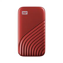 Sandisk Data Storage | Western Digital My Passport 2 TB Red | In Stock | Quzo UK