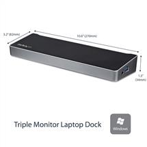 Plastic | StarTech.com TripleMonitor USB 3.0 Docking Station  1x HDMI  2x