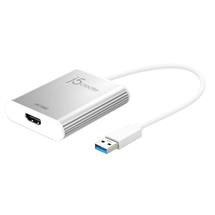 J5CREATE Graphics Adapters | j5create JUA354 USB™ 3.0 to 4K HDM™ Display Adapter, Silver