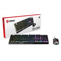 MSI Keyboards | MSI VIGOR GK30 COMBO RGB MEMchanical Gaming Keyboard + Clutch GM11