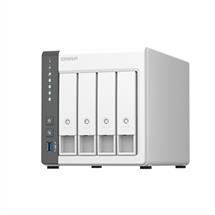 QNAP TS-433 NAS Tower ARM Cortex-A55 4 GB 0 TB QNAP QTS White