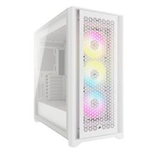 Mid Tower Case | Corsair iCUE 5000D RGB Airflow Midi Tower White | In Stock