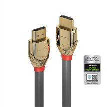 Lindy 3m Ultra High Speed HDMI Cable, Gold Line | Lindy 3m Ultra High Speed HDMI Cable, Gold Line | Quzo UK
