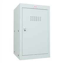 Lockers | Phoenix CL Series Size 3 Cube Locker in Light Grey with Key Lock