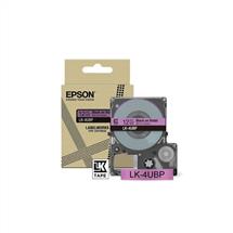 Epson Label-Making Tapes | Epson LK-4UBP Black, Purple | In Stock | Quzo UK